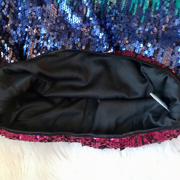 💙Blue B Sequin Skirt💙 - Picture 4 of 6